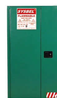 Green Safety Cabinet for storing insecticides